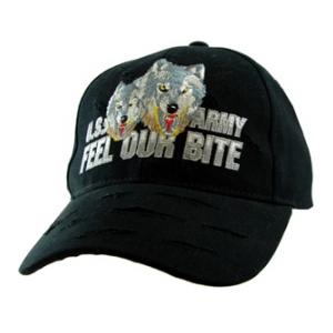 U.S. Army Feel Our Bite Cap (Black)