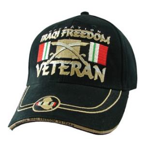 Operation Iraqi Freedom Veteran Cap (Black)
