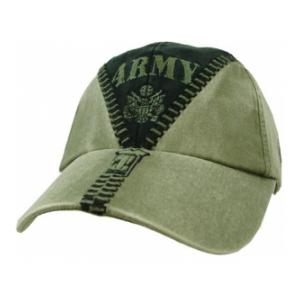 U. S. Army w/Zipper Extreme Embroidery Cap (Khaki)