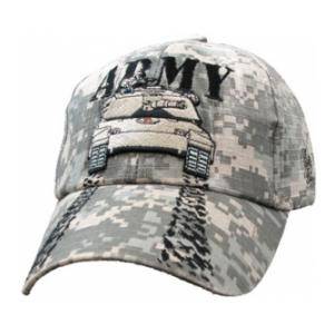Army w/Tank Extreme Embroidery Cap (ACU)