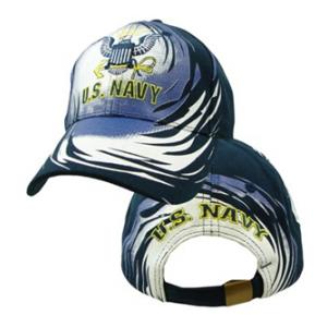 US Navy Swirl Cap (Dark Navy)
