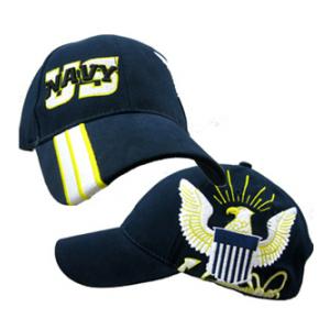 US Navy Cap with Emblem on Side (Navy Blue)