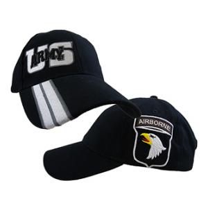 101st Airborne Side Logo Cap (Black)