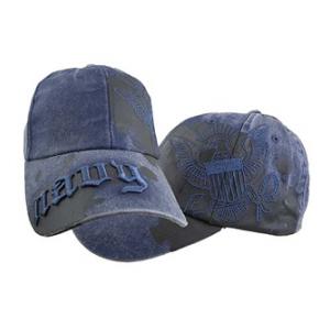 US Navy Paint Splattered Cap (Pre-Washed Navy)