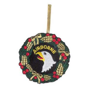 Embroidered 101st Airborne Christmas Ornament