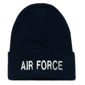 Air Force Letters Watch Cap (Dark Navy)