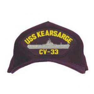 USS Kearsarge CV-33 Cap (Dark Navy (Direct Embroidered)