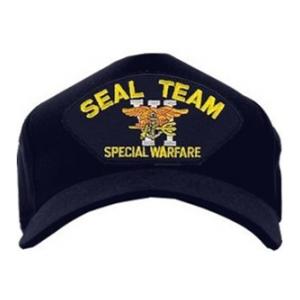 Seal Team Special Warfare Cap with VI Logo (Dark Navy)