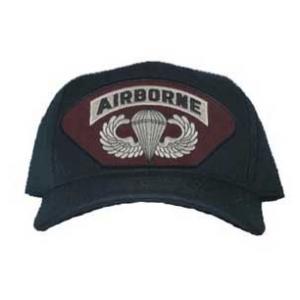 Army Airborne Cap (Black)