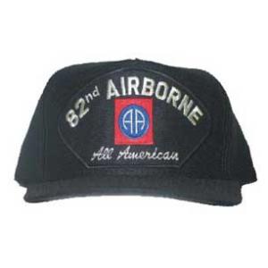 82nd Airborne Division Cap (Black)
