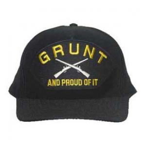 Grunt and Proud Of It Cap (Black)