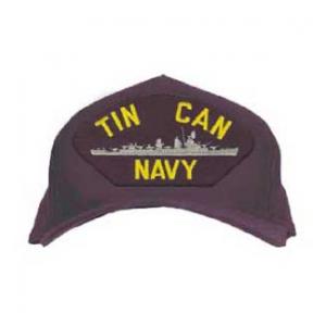 Tin Can Navy Cap with Ship (Dark Navy)