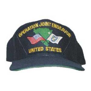 Operation Joint Endeavor US Cap with Map and Flags