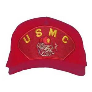 USMC Bulldog Cap (Red)