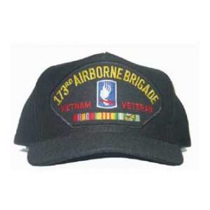 173rd Airborne Brigade Vietnam Veteran Cap with 3 Ribbons and Patch