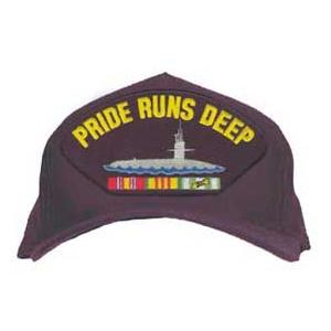 Pride Runs Deep Cap with Ribbons Sub (Dark Navy)