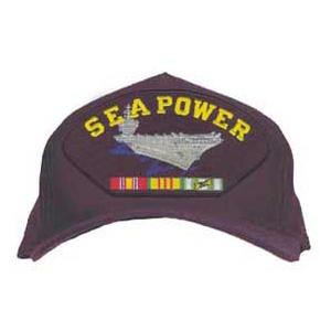 Sea Power Cap with Ribbons (Dark Navy)
