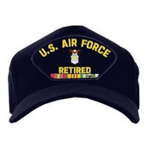 Air Force Cap with Vietnam Ribbons - Retired