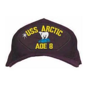 USS Arctic AOE-8 Cap (Dark Navy) (Direct Embroidered)