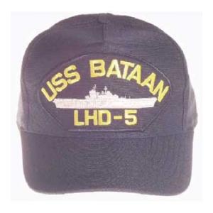 USS Bataan LHD-5 Cap (Dark Navy)