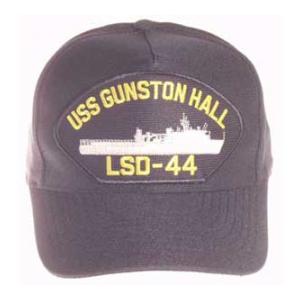 USS Gunston Hall LSD-44 Cap (Dark Navy) (Direct Embroidered)