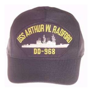 USS Arthur W. Radford DD-968 Cap (Dark Navy) (Direct Embroidered)