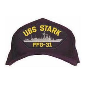 USS Stark FFG-31 Cap (Dark Navy) (Direct Embroidered)