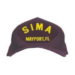 SIMA - Mayport, FL Cap with Letters Only (Dark Navy) (Direct Embroidered)