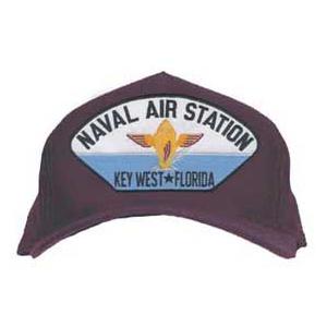 Naval Air Station - Kew West Florida Cap with Emblem (Dark Navy)