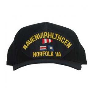 NAVENVIRHLTHCEN - Norfolk VA Cap with Logo (Dark Navy)