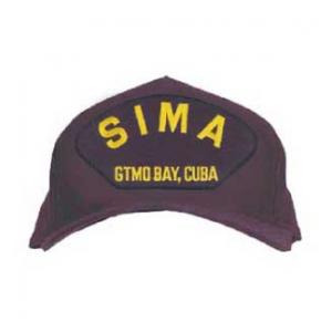 SIMA Gtmo Bay, Cuba Cap with Letters Only (Dark Navy) (Direct Embroidered)