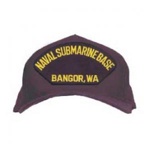 Naval Submarine Base - Bangor, WA Cap (Dark Navy) (Direct Embroidered)