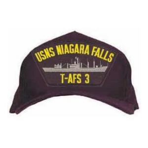 USNS Niagara Falls T-AFS 3 Cap (Dark Navy) (Direct Embroidered)