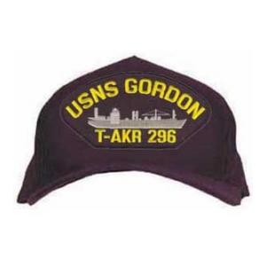 USNS Gordon T-AKR 296 Cap (Dark Navy) (Direct Embroidered)