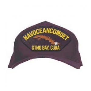 NAVOCEANCOMDET Gtmo Bay, Cuba Cap with Cuba Logo (Dark Navy)