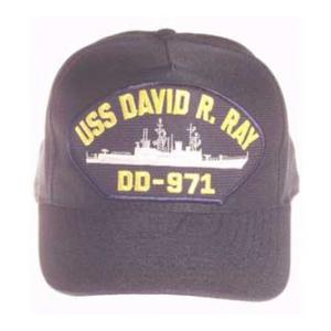 USS David R. Ray DD-971 Cap (Dark Navy) (Direct Embroidered)