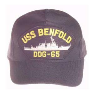 USS Benfold DDG-65 Cap (Dark Navy) (direct Embroidered)