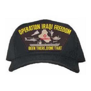Operation Iraqi Freedom Been There Done That Cap with Emblem (Black)