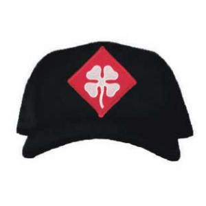 Cap with 4th Army Patch (Black)