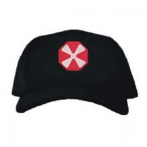 Cap with 8th Army Patch (Black)