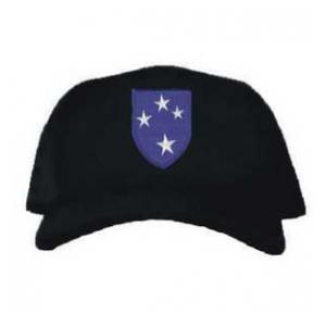 Cap with 23rd Infantry Division Patch (Black)