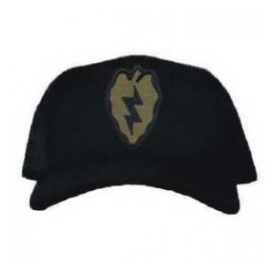 Cap with 25th Infantry Division Patch Subdued (Black)