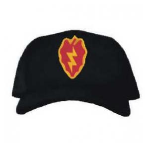 Cap with 25th Infantry Division Patch (Black)