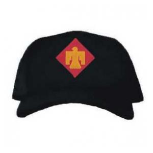 Cap with 45th Infantry Division Patch (Black)
