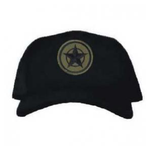 Cap with West Point Star Patch Subdued (Black)