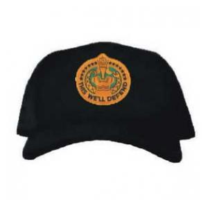 Cap with Drill Sergeant School Patch (Black)