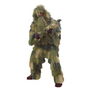 5 Piece Adult Ghillie Suit - Woodland Camouflage