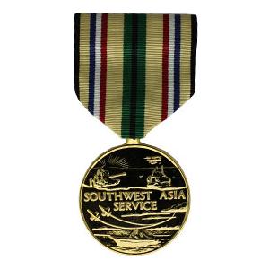 Southwest Asia Service Anodized Medal (Full Size)