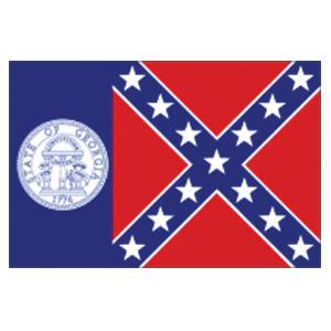 Georgia (Old) State Flag (3' x 5')