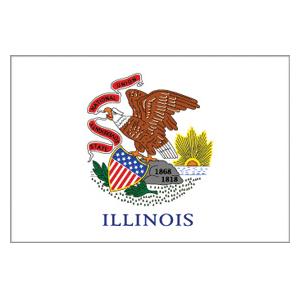 Illinois State Flag (3' x 5')